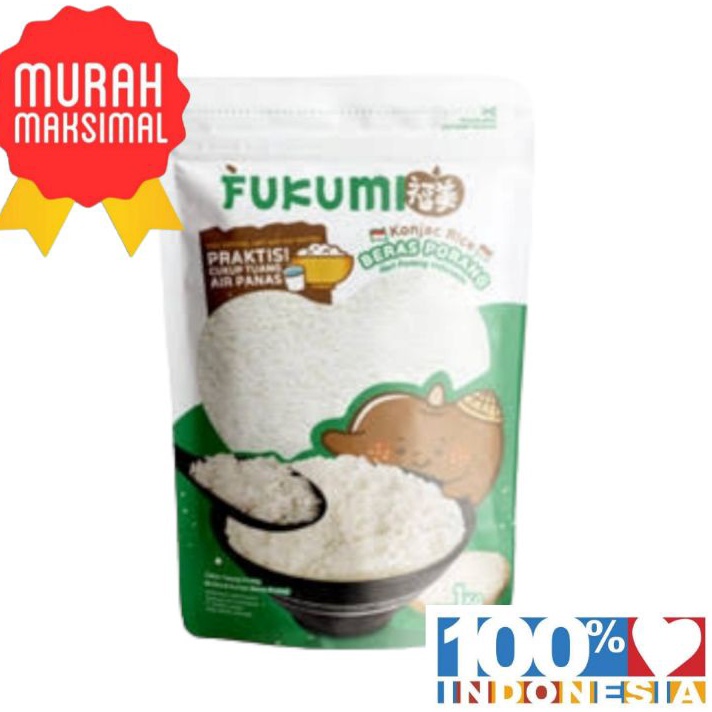 

Sale Fukumi Beras Porang Pouch 1KG Diabtx n Diet Friendly Dijual Murah