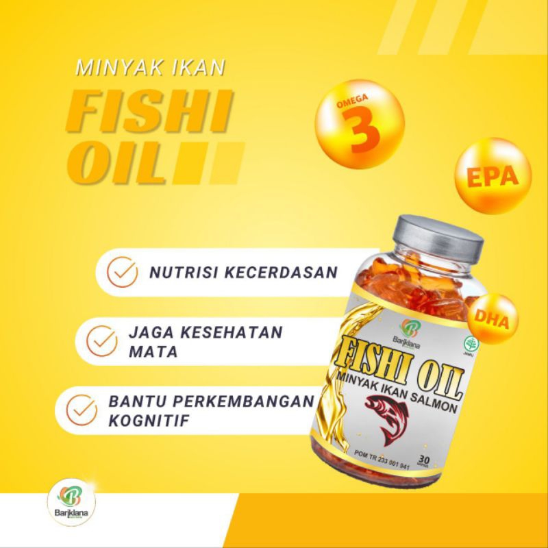 FISHI OIL Minyak Ikan Salmon Untuk Kecerdasan Otak Anak dan Menambah Nafsu Makan