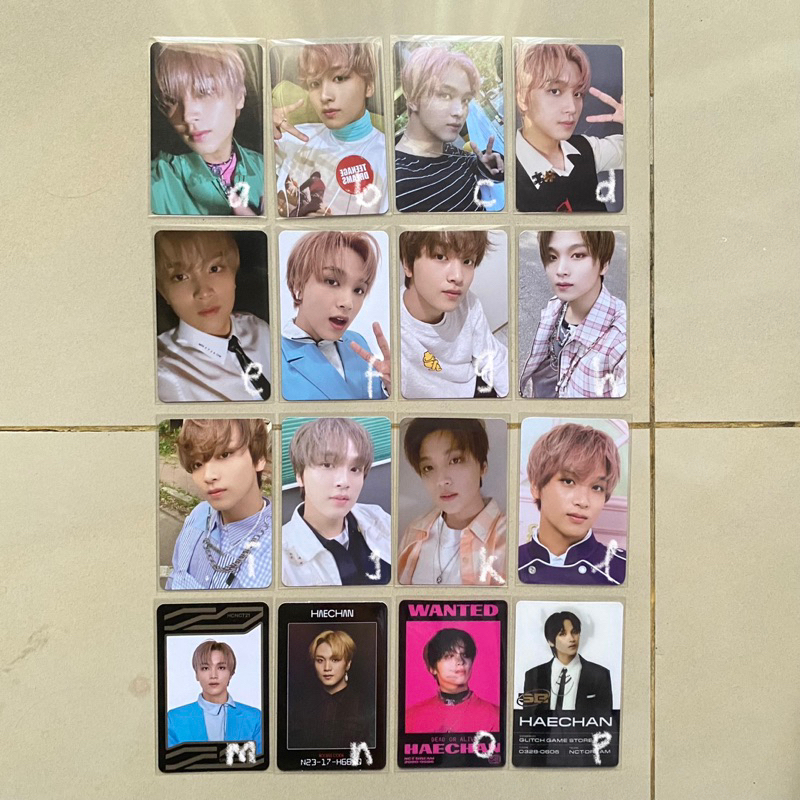 photocard pc haechan cafe universe card uc favorite catharsis classic chilling boring jewel hot sauc