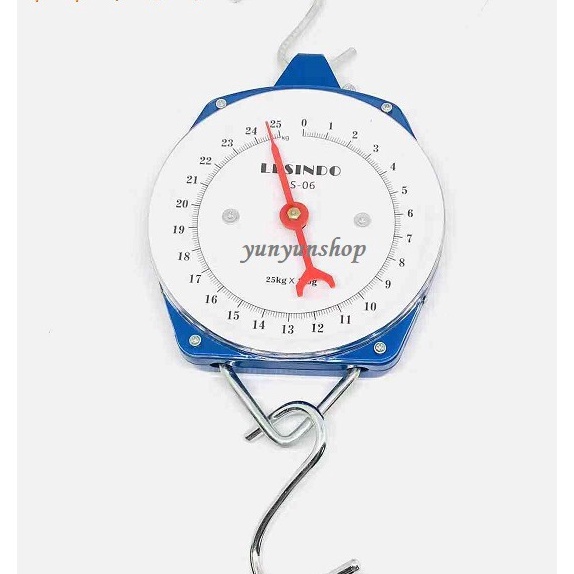 Produk Keren Timbangan Gantung Besi 25 kg  Timbangan Gantung jarum 25kg  Timbangan Gantung Manual 25