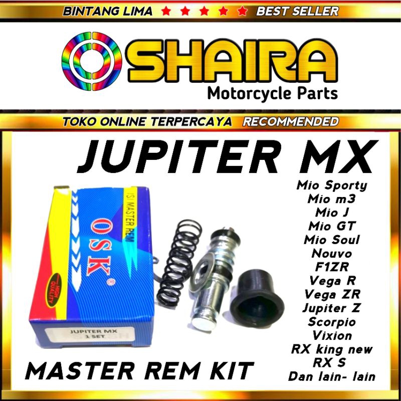 MASTER REM KIT/SEAL MASTER REM DEPAN JUPITER MX/MIO/VEGA ZR/VIXION/SCORPIO/KING/FIZ R SEAL MASTER RE