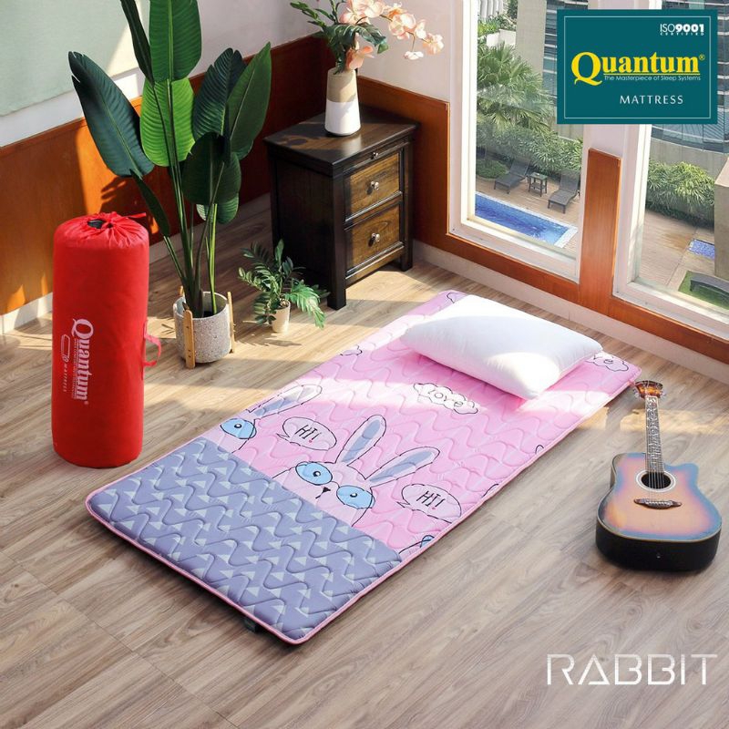 KASUR LIPAT QUANTUM KASUR LANTAI KASUR LIPAT KASUR PIKNIK TRAVEL BED MATRAS LIPAT