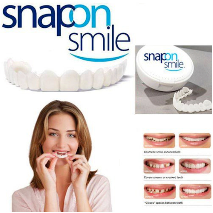 Snap On Smile 100% Original Authentic Gigi Palsu Snapon Smile 1 Set Veneer Gigi Palsu XX150