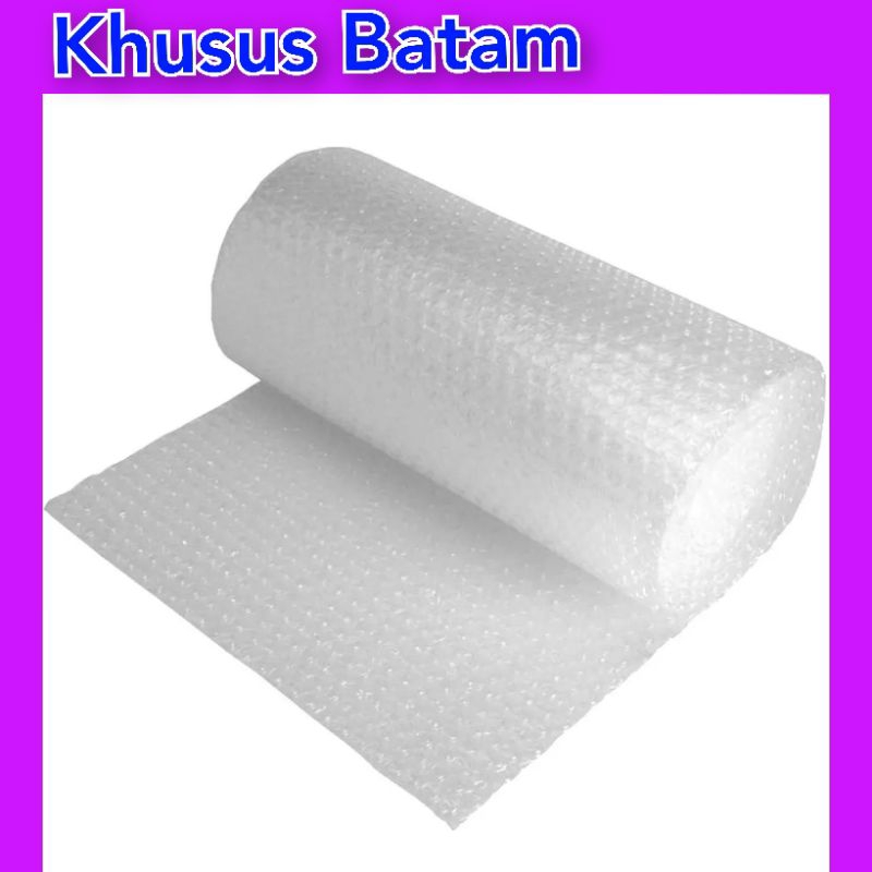 

BUBBLE WRAP/BUNGKUS PAKET LEBIH AMAN/EXTRA BUBBLE(KHUSUS BATAM)