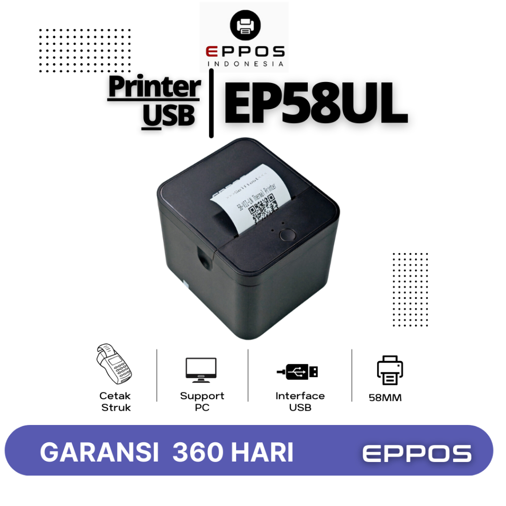 Printer Thermal EPPOS 58mm EP58UL - USB