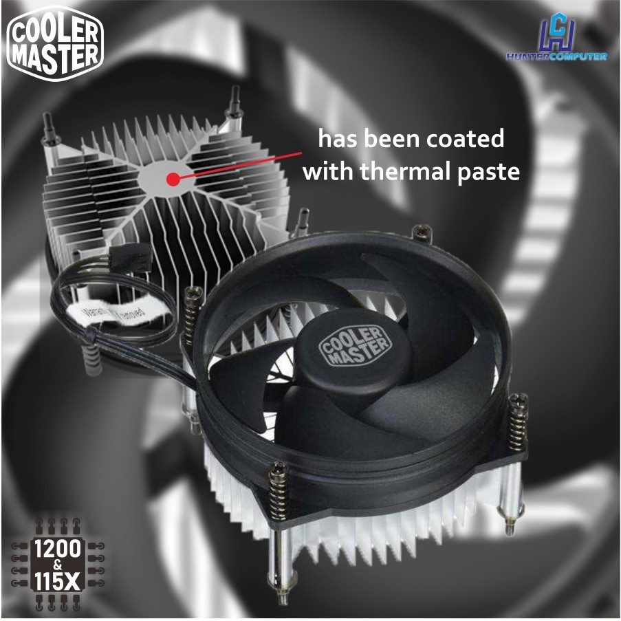 Fan cooler proc LGA 1200 & 115X (9CM Fan) Cooler Master i30