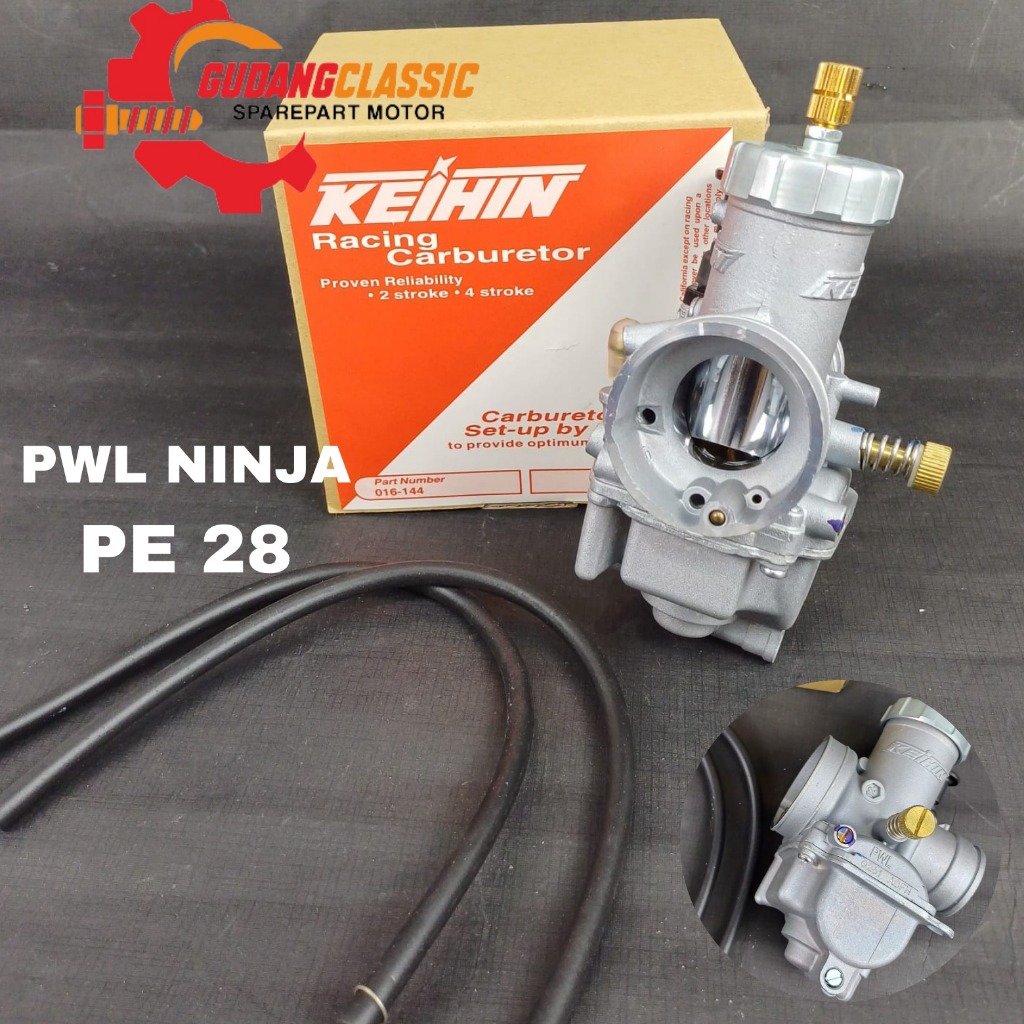 KARBU  PWL 28 NINJA R/RR keihin skep hard krum ORIGINAL 2 Tak dan 4 Tak PWL NINJA 28