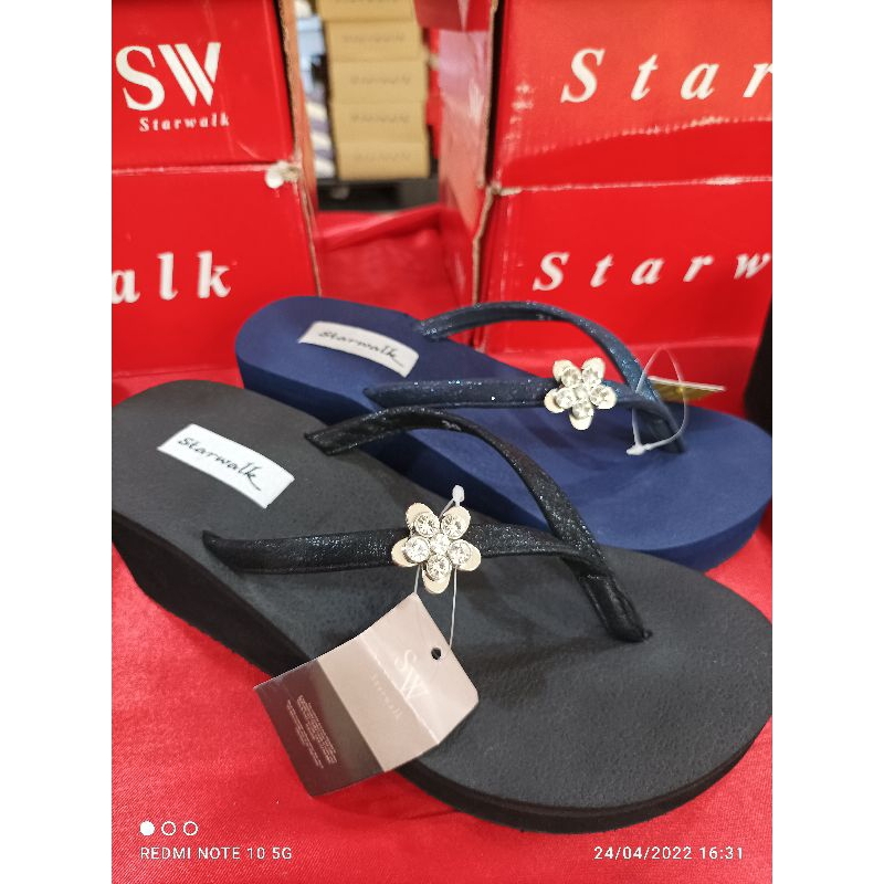 SENDAL SANDAL WEDGES WANITA STARWALK TULIP 09 ORIGINAL PROMO MURAH