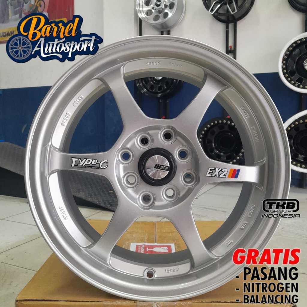velg hsr ssw ring 15 lebar 7 cocok untuk mobil agya.sira.jazz.freed