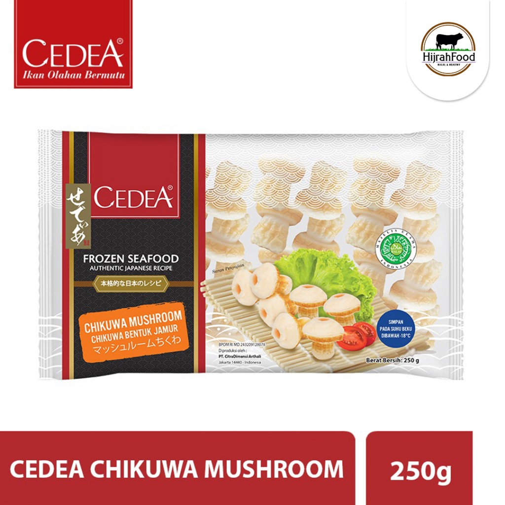 

CEDEA Chikuwa Mushroom Frozen Seafood Olahan Ikan Bentuk Jamur 250gr
