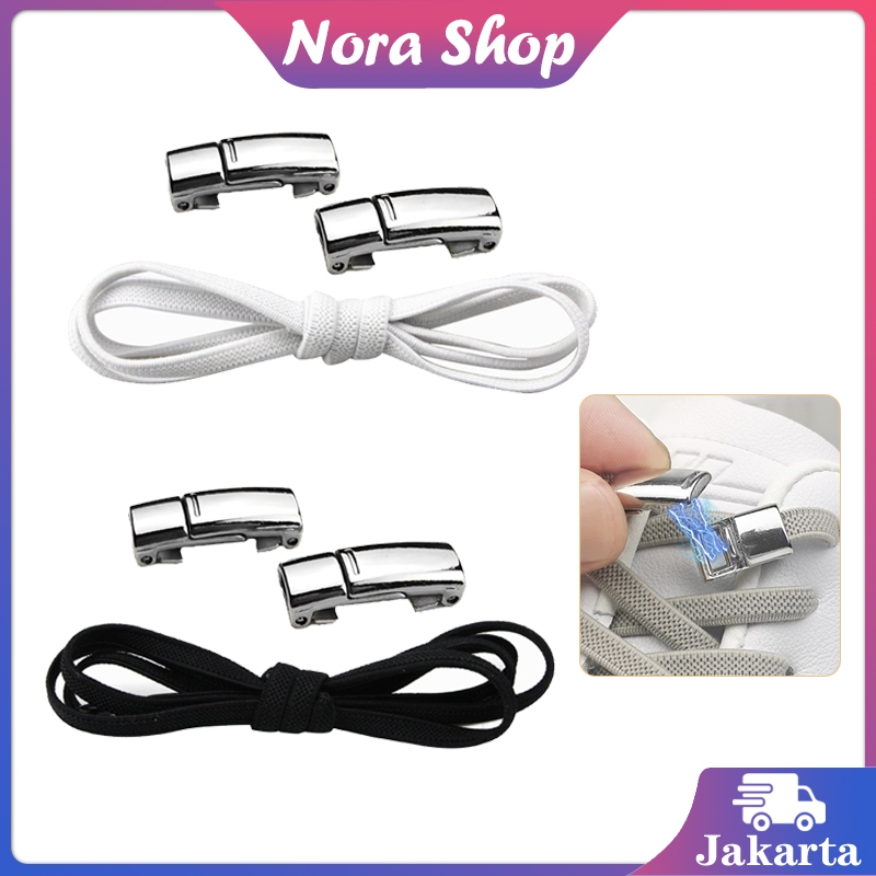 Shoelace Magnetic Tali Sepatu Magnet Tanpa Ikat Tali Sepatu Elastis Tanpa Ikat Magnet Tali Sepatu Ta