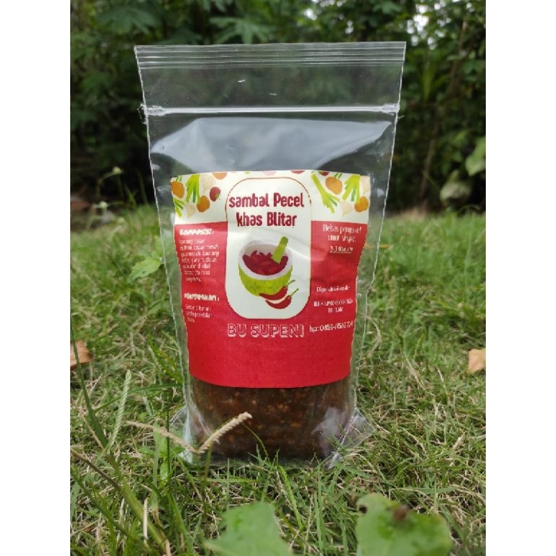 

Sambel Pecel Khas Blitar Sambel pecel kemasan 500 gram Sambel Kacang khas Blitar (Ibu Supeni)