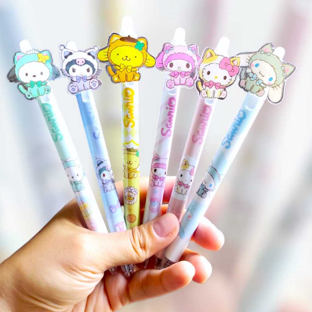 

LUCKY CAT - PULPEN PENGHAPUS MIKA SANRIO TINTA HITAM | PEN TINTA HITAM | PEN PENGHAPUS | PEN SANRIO | HELLOKITTY | POCACCO | CINAMORROL | KUROMO | MELODY | KUROMI | PERLENGKAPAN SEKOLAH | ALAT TULIS SEKOLAH | PULPEN MOTIF KARAKTER | PULPEN SANRIO MURAH