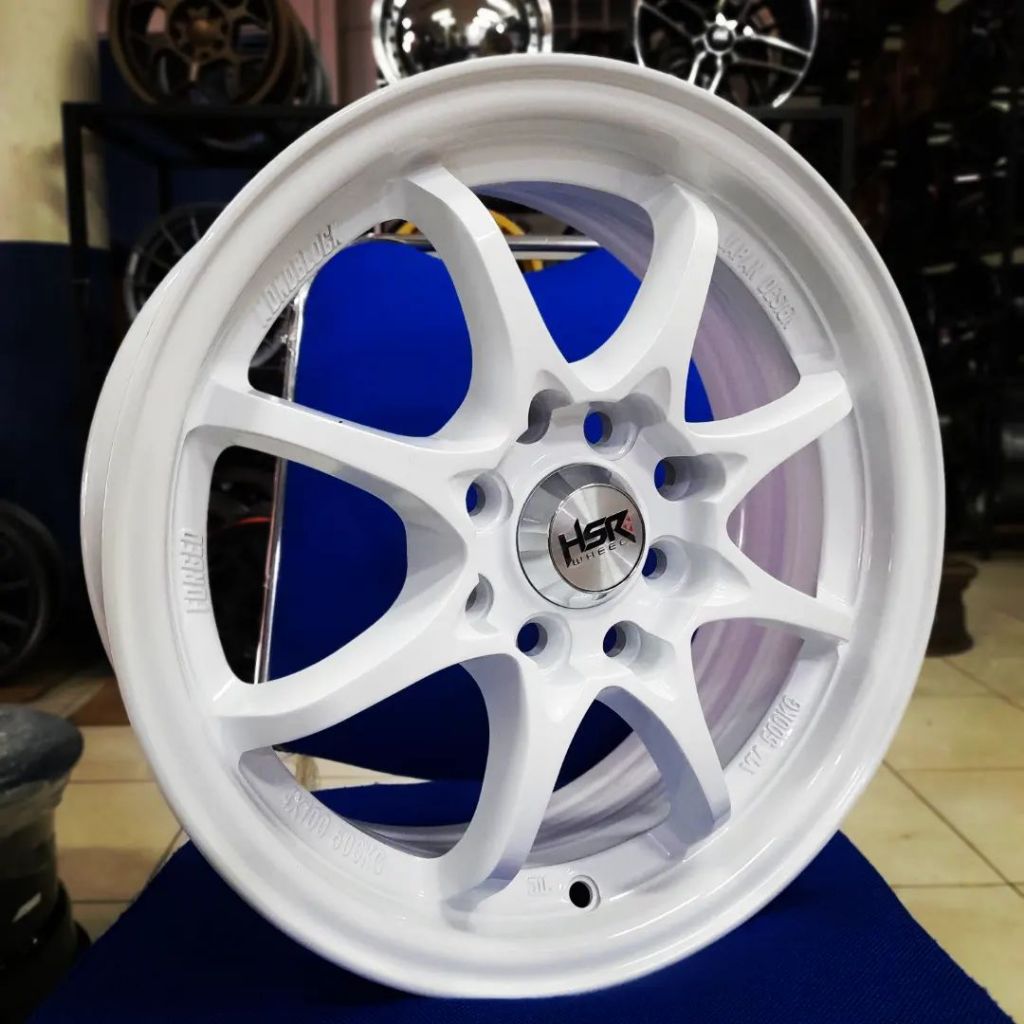 VELG MOBIL HSR RING 16 DOUBLE PCD WARNA PUTIH