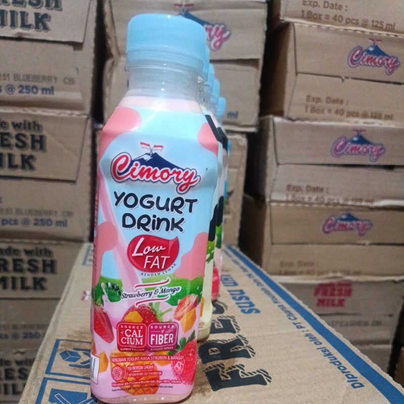 

Cimory yogurt drink lowfat strawberry and mango 240ml bisa ekspedisi