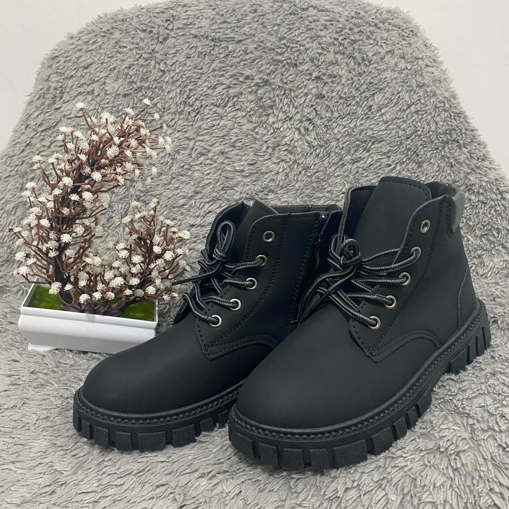 [Angelmall.id] Sepatu sneaker boots tali import premium