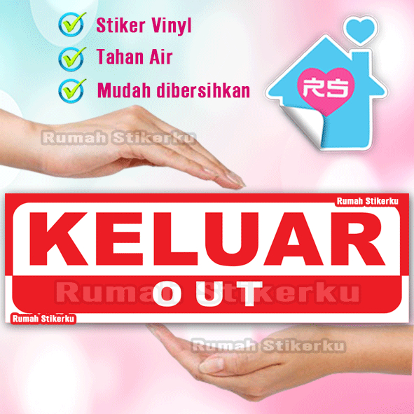 

Stiker KELUAR (OUT)