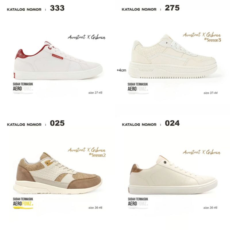 Aerostreet X Gibran | Aerostreet X Gibran 2 | Aerostreet X Gibran 3 | Aerostreet X Gibran Merah Puti