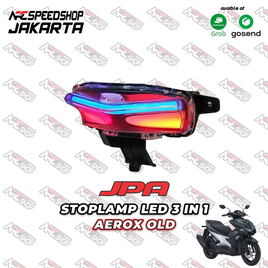 Stop Lamp JPA Lampu Rem Belakang LED 3 in 1 Stoplamp Aerox Old