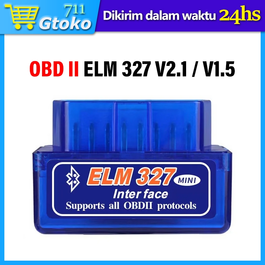 OBD 2 Mini ELM 327 V2.1 V1.5 Bluetooth Car Scanner Mobil OBD II