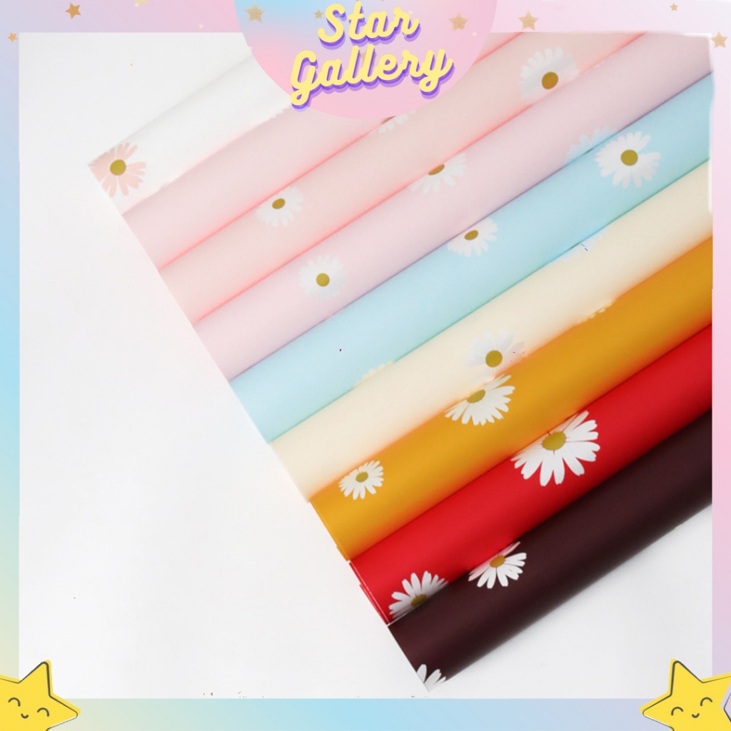 

Kertas Buket Bunga Cellophane Flower Wrapping Paper Motif Daisy Motif Bunga Daisy KB6111