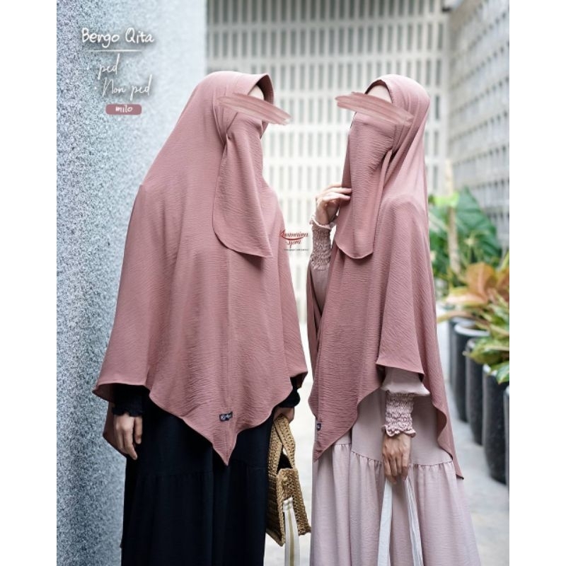 BERGO DAILY SYARI BERGO CRINKLE QITA BY KHUMAIRA SYARI