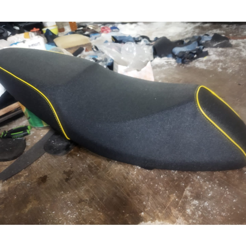 Jok Xeon Modifikasi lis Kabel - Jok Yamaha Xeon custom Double seat - Jok motor Xeon