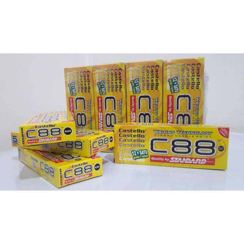 

PULPEN STANDARD CASTELLO HITAM PEN STANDARD MURAH/PEN STANDARD LUSINAN