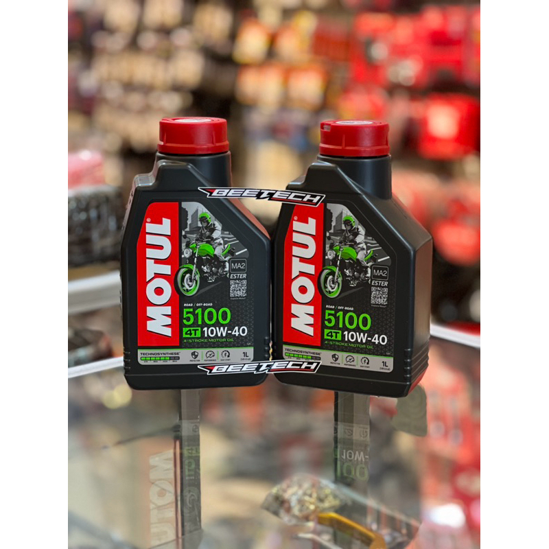 OLI MESIN 4TAK MOTUL 5100 10W-30 & 10w-40 1LITER ORIGINAL MOTUL