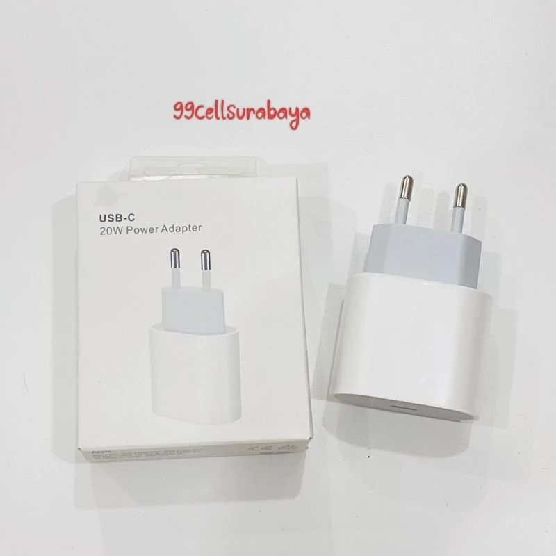 Batok Charger iphone lightning to type C | kepala Charger type C to lightning 20w