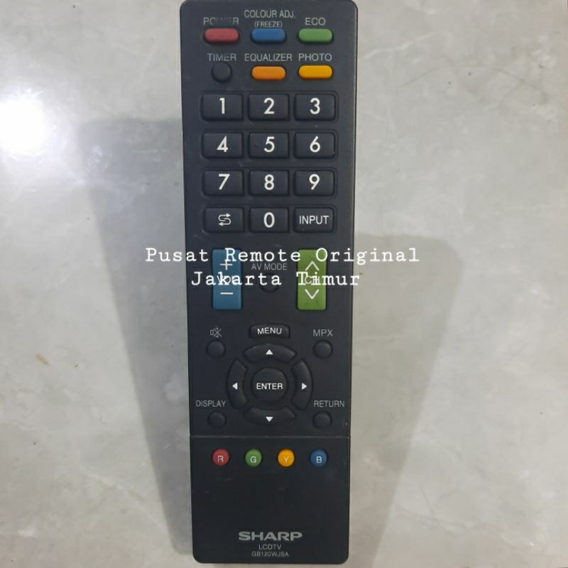 REMOTE REMOT TV LED LCD SHARP GB120WJSA ORIGINAL