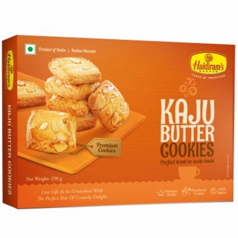 

KAJU BUTTER COOKIES HALDIRAM'S 250G / Biscuit MEntega & Kacang Mede