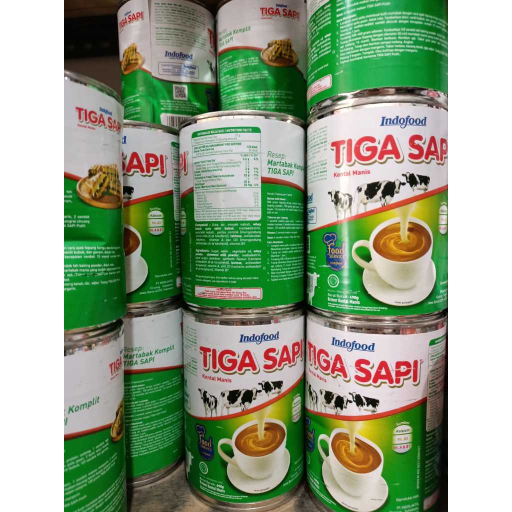 

Kental Manis Tiga Sapi 490gr