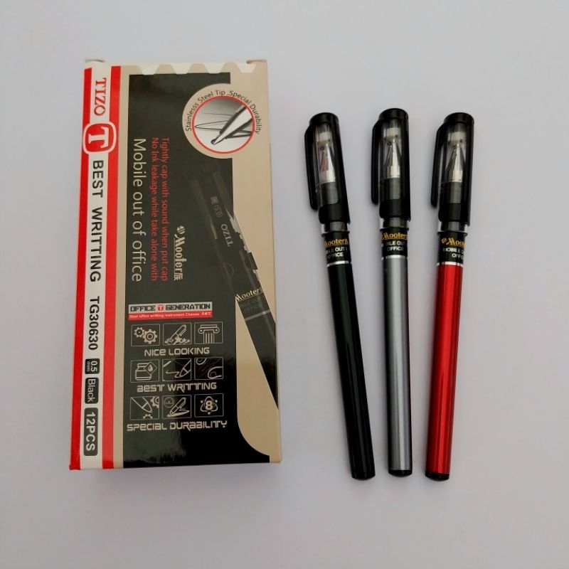 

(12 pcs) Bolpen/Pulpen/Ballpoint Tizo TG30630 0.5mm