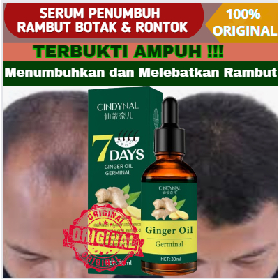 CINDYNAL 7 Day Ginger Serum 7 Days Hair Tonic Penumbuh Rambut Botak Dan Rontok Cepat Serum Essence P