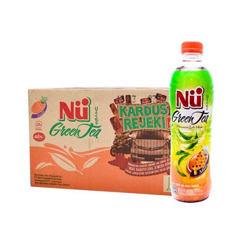 

Nu Green Tea Madu 500 Ml Isi 24 Pcs