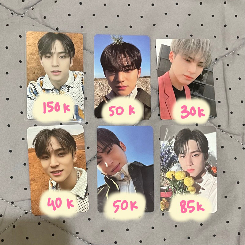Mingyu Seventeen Photocard Fts Face the Sun Path Ray Yes24 An Ode Your Choice Bunga
