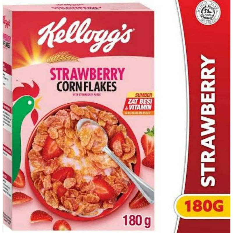 

kelloggs strawberry corn flakes