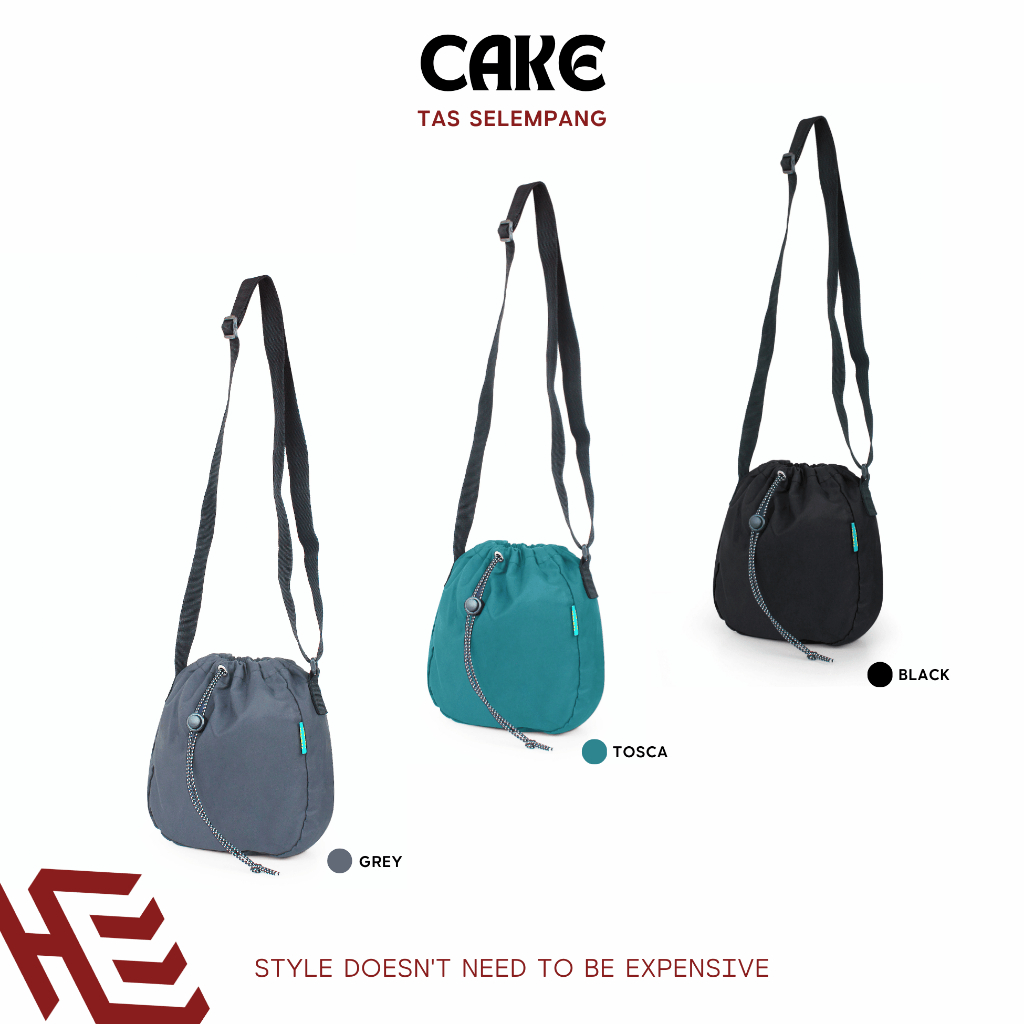 HEXA Tas Selempang Mini Serut - Slingbag Bucket Unisex