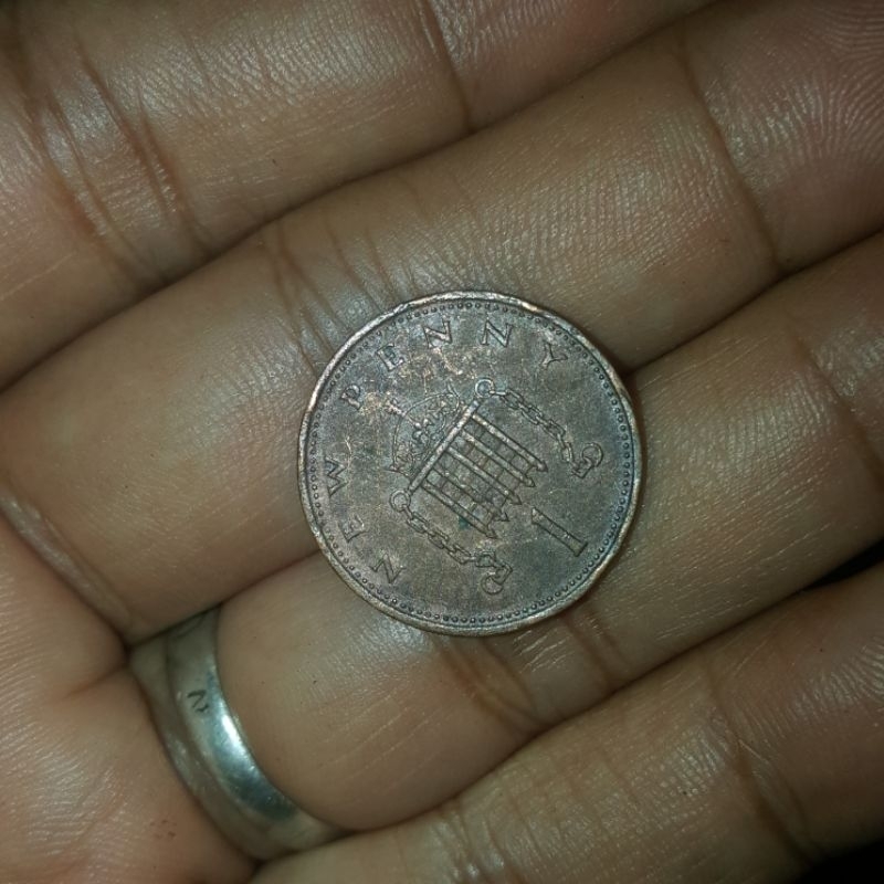 uang koin kuno 1 cent nederlandsch indie 1858 lawas antik