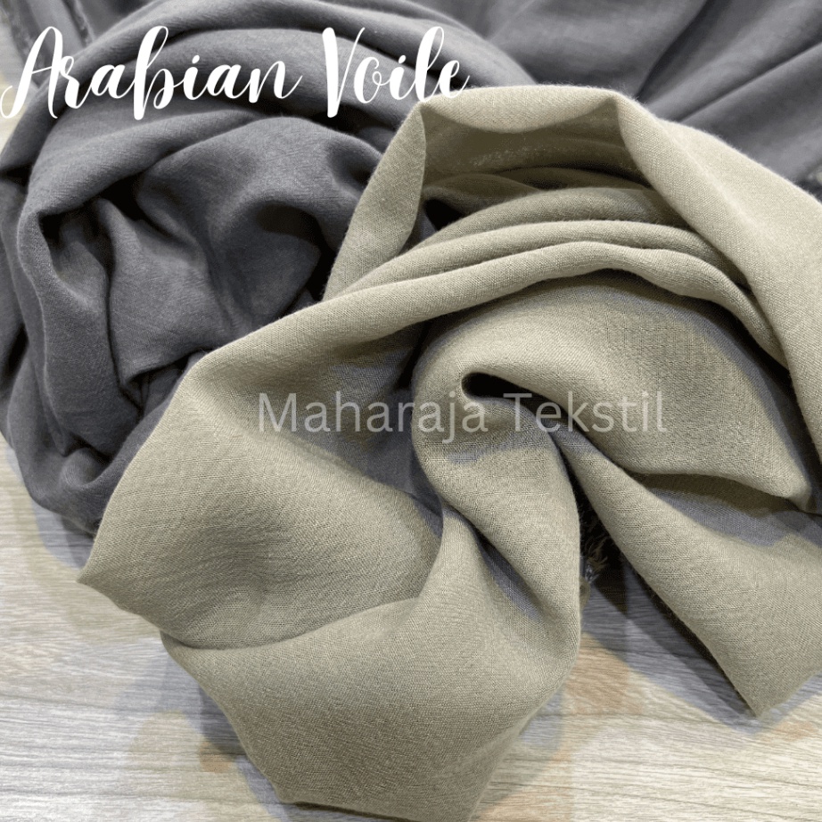 TERMURAH Bahan Kain Arabian Voile  Voal Arabian  Voal Syari  Arabiain Voile  Bahan Kerudung Best Sel