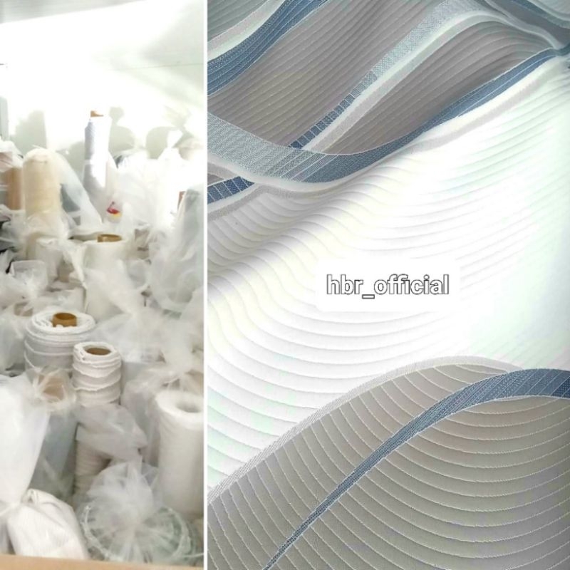 Bahan Kain Knitting Springbed Seri A Gramasi Sedang (Eksport Quality)