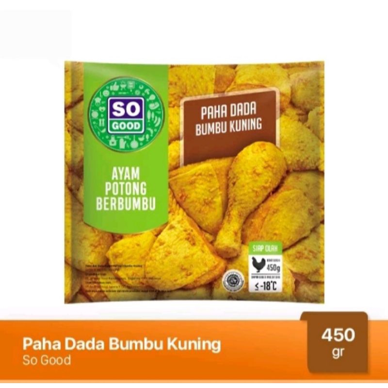 

SO GOOD PAHA DADA BUMBU KUNING PCK 450GR