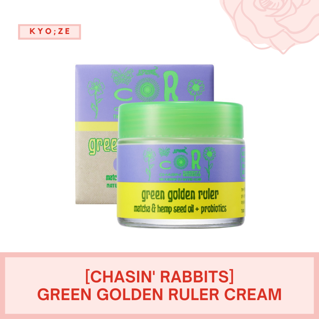 CHASIN' RABBITS Green Golden Ruler Cream (75ml) | Moisturizer Wajah | BPOM