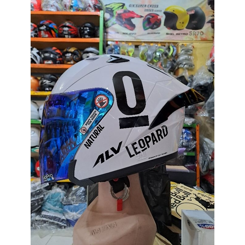HELM ALV ULTRON WHITE PAKET GANTENG