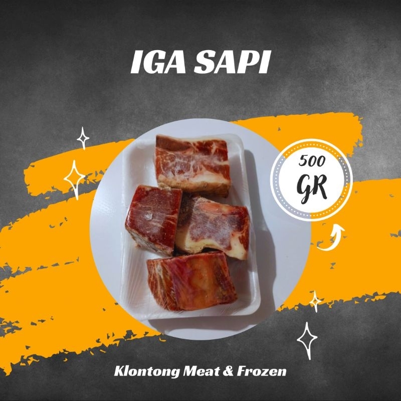 

Iga Sapi Shortrib (Tulang Iga Tebal)