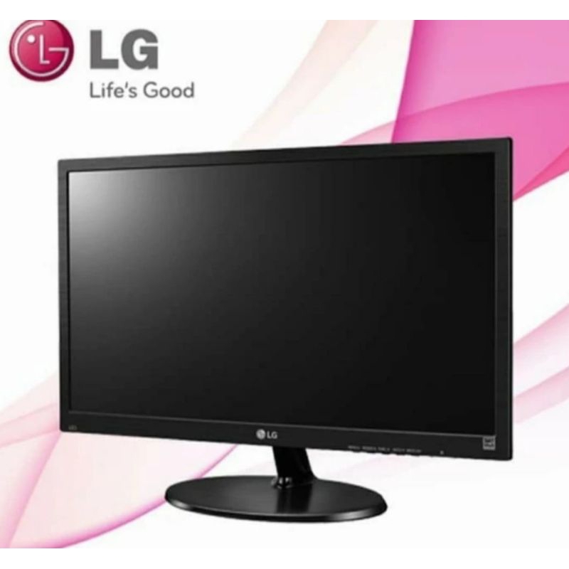 LED monitor 19inch LG lengkap kabel, OBRAL murah