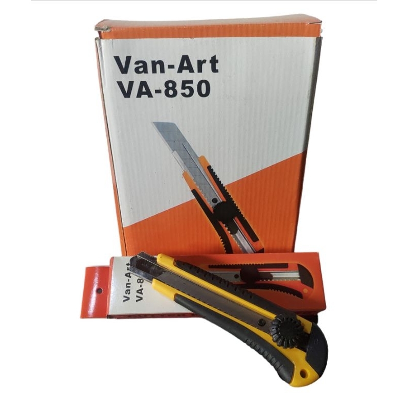 

Cutter Jumbo Van-Art VA-850 || Alat perlengkapan kantor || Alat pemotong 1 Pack isi 12 pcs