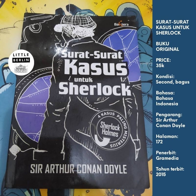 Novel Detektif SURAT-SURAT KASUS UNTUK SHERLOCK HOLMES Original Terjemahan
