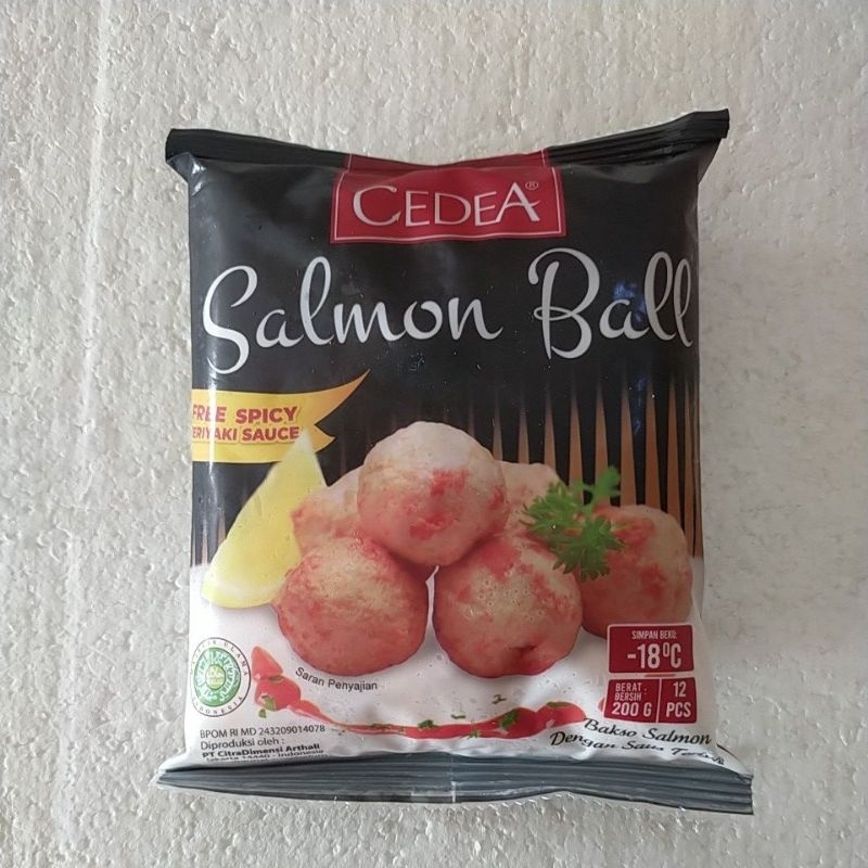 

Cedea Salmon Ball 200gr / Baso Salmon 200Gr